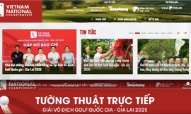Giao diện website golf.tienphong.vn