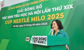 Lan tỏa phong trào thể thao học đường từ Giải bóng rổ tiểu học Hà Nội 2025