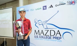 Golfer 13 tuổi Đỗ Đức Khang thắng giải trẻ Thái Lan