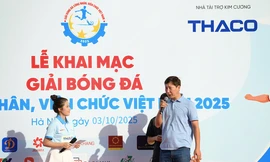 16 đội bóng công nhân, viên chức tranh giải thưởng 170 triệu đồng