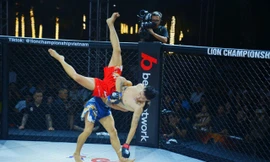 Hà Thế Anh thua chóng vánh võ sĩ Trung Quốc tại Lion Championship 28