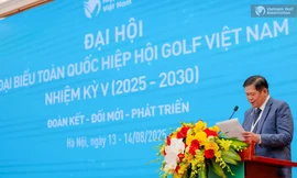 Hiệp hội Golf Việt Nam giữ nguyên vị trí lãnh đạo nhiệm kỳ mới