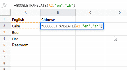 Mẹo cực chất để Google Translate dịch trực tiếp ngay trong Google Sheets ảnh 4
