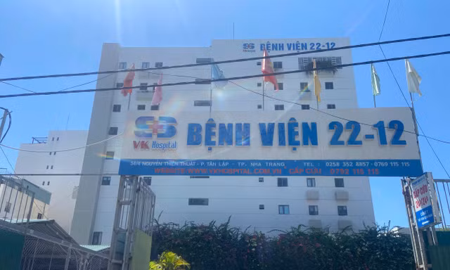 Bệnh viện 22-12 hiện nay hoàn toàn do Công ty CP Việt Khánh điều hành là không đúng mục tiêu ban đầu.