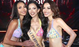 Thí sinh Hoa hậu Hòa bình Thái Lan thi áo tắm