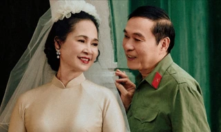 Ảnh cưới của NSND Lan Hương và NSƯT Đỗ Kỷ