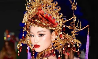 Hơn 30 triệu người xem đại diện Việt Nam diễn trang phục dân tộc