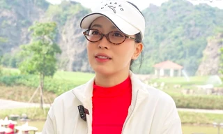 Á hậu Phương Nga: 'Ngưỡng mộ sự chuyên nghiệp, làm chủ tình huống của các golfer trẻ'