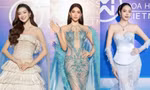 Dàn Hoa - Á hậu khoe sắc rực rỡ tại thảm xanh Chung kết Miss World Vietnam 2025