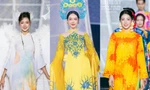 Hoa hậu Thanh Thủy nổi bật giữa dàn người đẹp trong đêm khai mạc Lễ hội Áo dài
