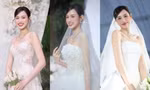 Ba mẫu váy cưới tuyệt đẹp của Hoa hậu Đỗ Thị Hà đều đến từ các NTK Việt Nam