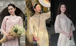 Loạt áo dài bay bổng được Hoa hậu Đỗ Thị Hà, Thanh Thủy lựa chọn dịp cuối năm