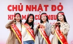 Hoa hậu Hà Trúc Linh và dàn người đẹp Hoa hậu Việt Nam tham dự Chủ Nhật Đỏ