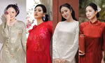 Dàn Hoa - Á hậu Việt đẹp rực rỡ trong trang phục truyền thống đón Tết Bính Ngọ