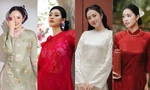 Dàn Hoa - Á hậu Việt đẹp rực rỡ trong trang phục truyền thống đón Tết Bính Ngọ
