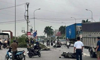 Xe tải gây tai nạn liên hoàn trên Quốc lộ 10, hai người tử vong tại chỗ