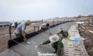 Chạy nước rút dự án 500 tỷ xử lý sạt lở đê biển ở Ninh Bình