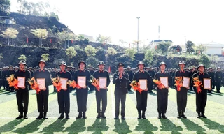 Hơn 460 chiến sĩ nghĩa vụ Cảnh vệ Bộ Công an bắt đầu hành trình rèn luyện