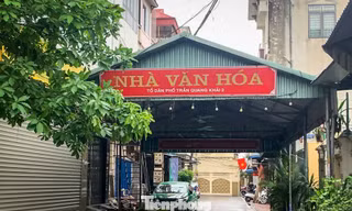 Kỳ lạ ‘nhà văn hoá’ giữa ngõ tại Ninh Bình