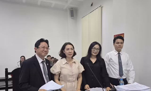 Một góc phiên tòa vụ ly hôn 1.200 tỷ đồng.