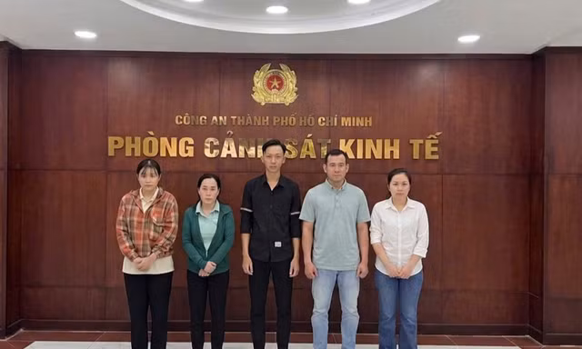 Các bị can trong vụ án.