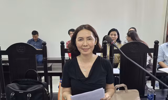 Một góc phòng xử án.