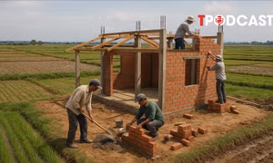 Xây nhà trên đất trồng lúa có được đổi 'sổ đỏ' thành đất ở?