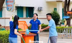 Tuổi trẻ Lạng Sơn tham gia vệ sinh nơi công cộng. 