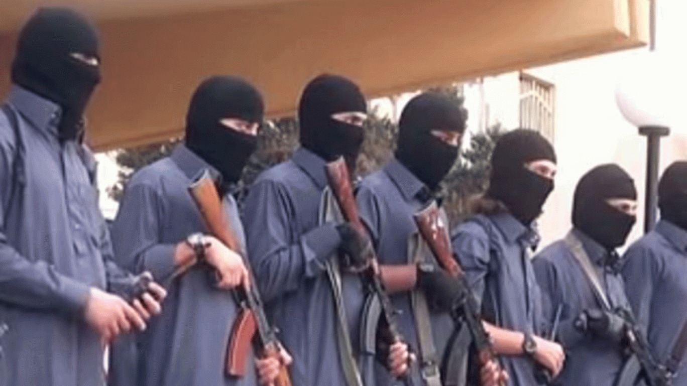 Những chiến binh thuộc lực lượng cảnh sát của IS