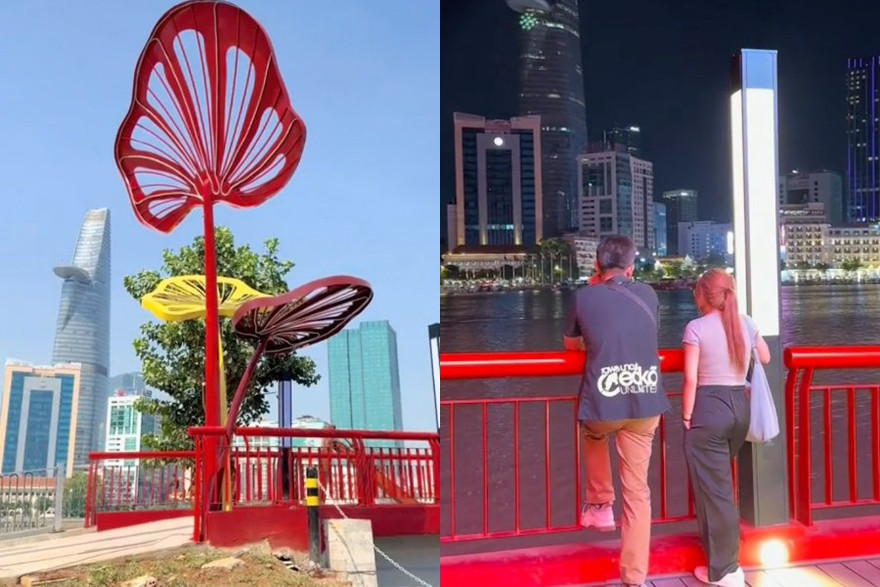 Cầu tình yêu ở TP.HCM: Địa điểm có nhiều góc "sống ảo" xinh lung linh