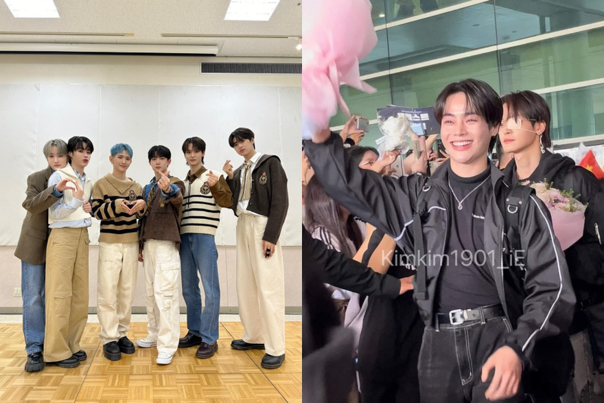 V-iE nô nức tới sân bay Tân Sơn Nhất đón 6 chàng trai TEMPEST