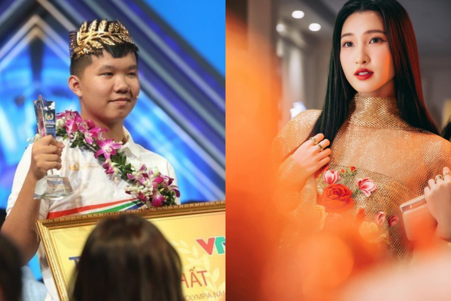 Điểm trùng hợp thú vị giữa Á hậu Phương Nhi và Quán quân Olympia 2023