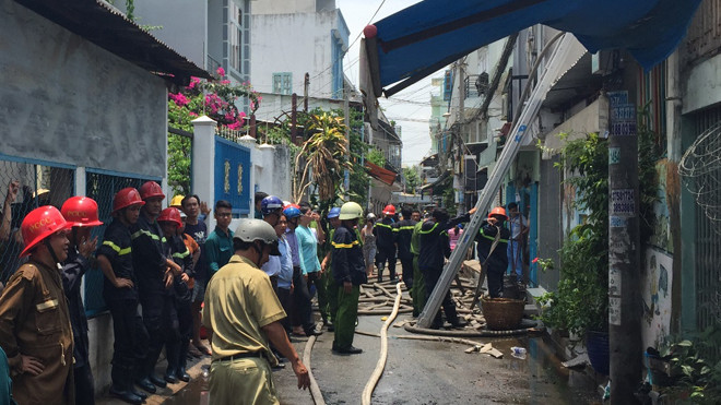 Hiện trường vụ cháy