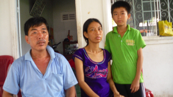 Gia đình bệnh nhân Hứa Cẩm Tú.