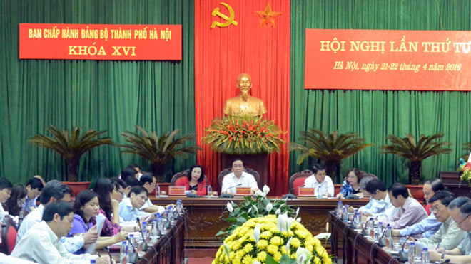 Hội nghị Ban Chấp hành Đảng bộ TP Hà Nội bàn các chương trình công tác lớn của Thành ủy