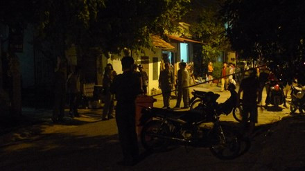 Hiện trường vụ ẩu đả, chết người. Ảnh: Duy Chiến