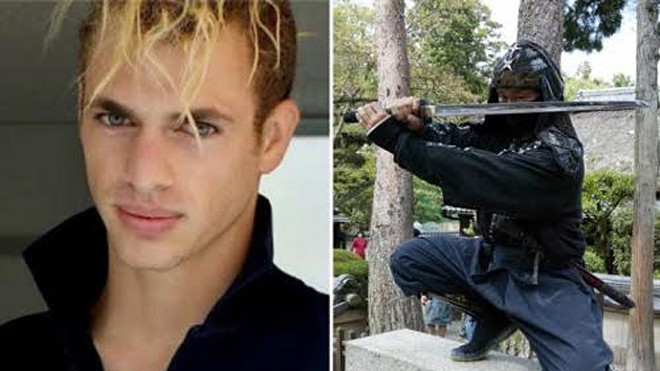 Chris O’Neil (trái) là ninja nước ngoài đầu tiên được chính quyền Nhật Bản trả lương. Ảnh: Telegraph