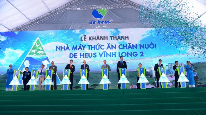 De Heus ra mắt nhà máy sản xuất thức ăn chăn nuôi thứ 7