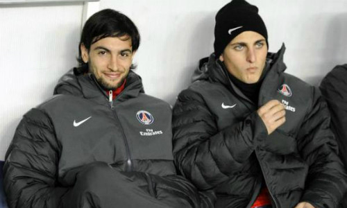 Pastore (trái) và Verratti sẽ không thể ra sân vì chấn thương. Ảnh: AFP.