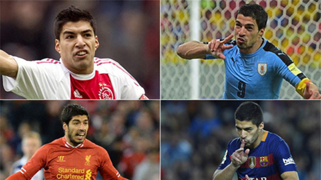 Suarez luôn để lại dấu ấn đặc biệt tại những CLB từng khoác áo.