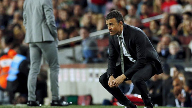 HLV Luis Enrique đang phải chịu sức ép rất lớn tại Barca. Ảnh: Reuters