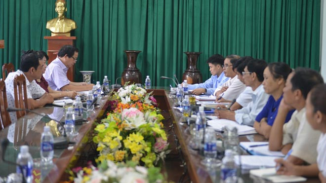 Cuộc làm việc tại huyện Cư M’gar về Chủ Nhật Đỏ 2017