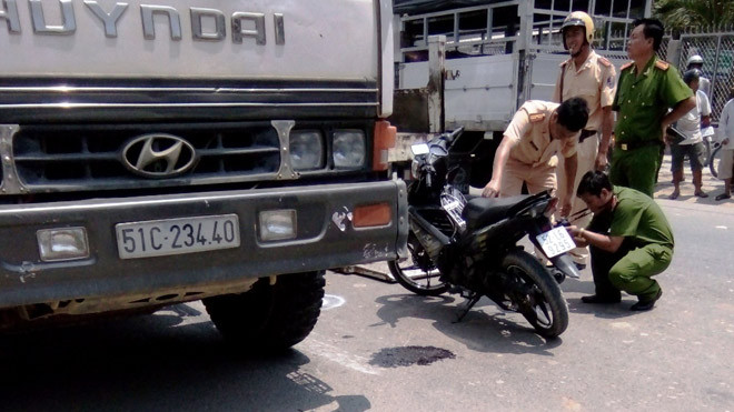 Hiện trường vụ tai nạn