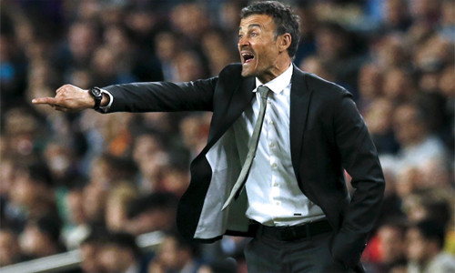 HLV Enrique và Barca đang trải qua giai đoạn khó khăn nhất mùa này. 