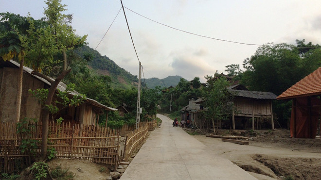 Khu vực bản Na Bè - nơi xảy ra sự việc cháu Phiu mất tích.