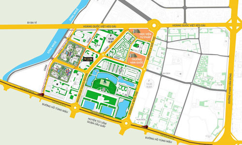 Đường Nguyễn Cơ Thạch kéo dài sẽ góp phần rất lớn trong việc giảm áp lực giao thông cho khu vực này