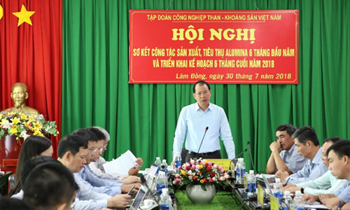 TKV tiêu thụ 653,105 tấn alumin trong 6 tháng đầu năm