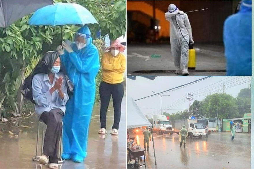 Những hình ảnh ‘biết nói’ ở vùng dịch Bình Dương