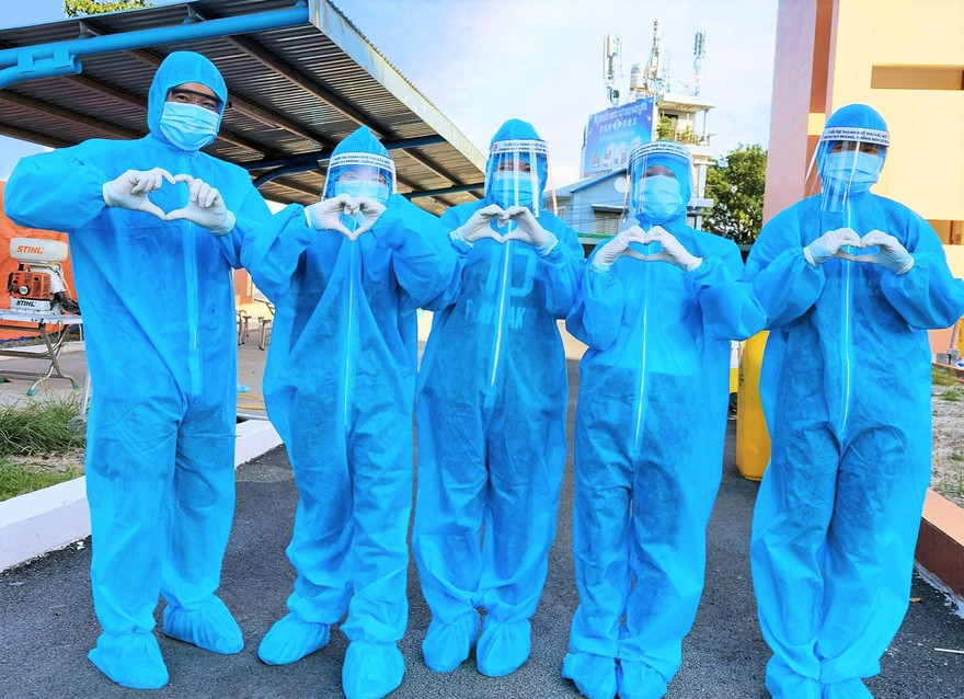 Hơn 500 bác sĩ, tình nguyện viên Hải Dương, Bình Phước chi viện Bình Dương