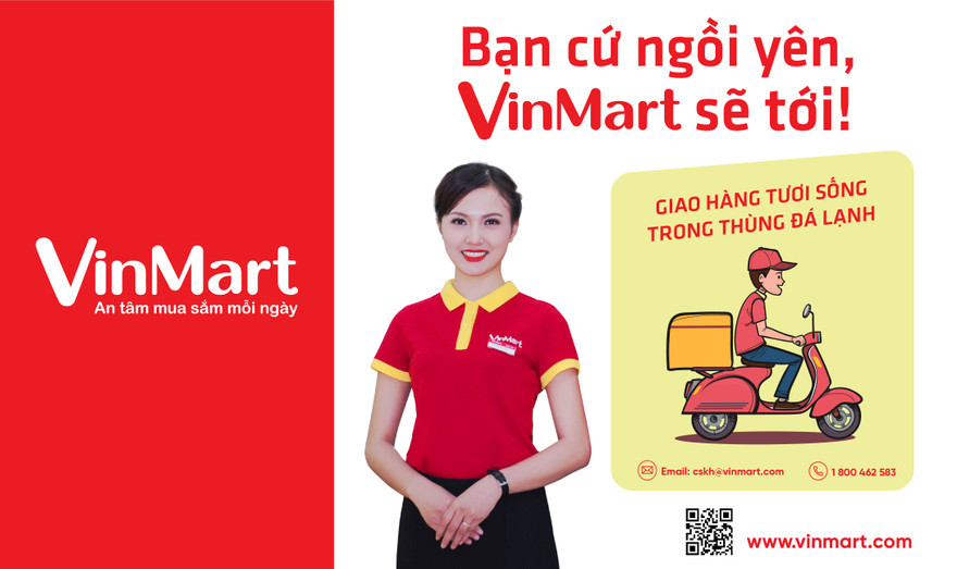 ‘Bạn cứ ngồi yên, Vinmart sẽ tới’